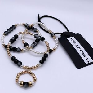 NWT Wool + Pepper Co. Matching Jewelry Set (4)